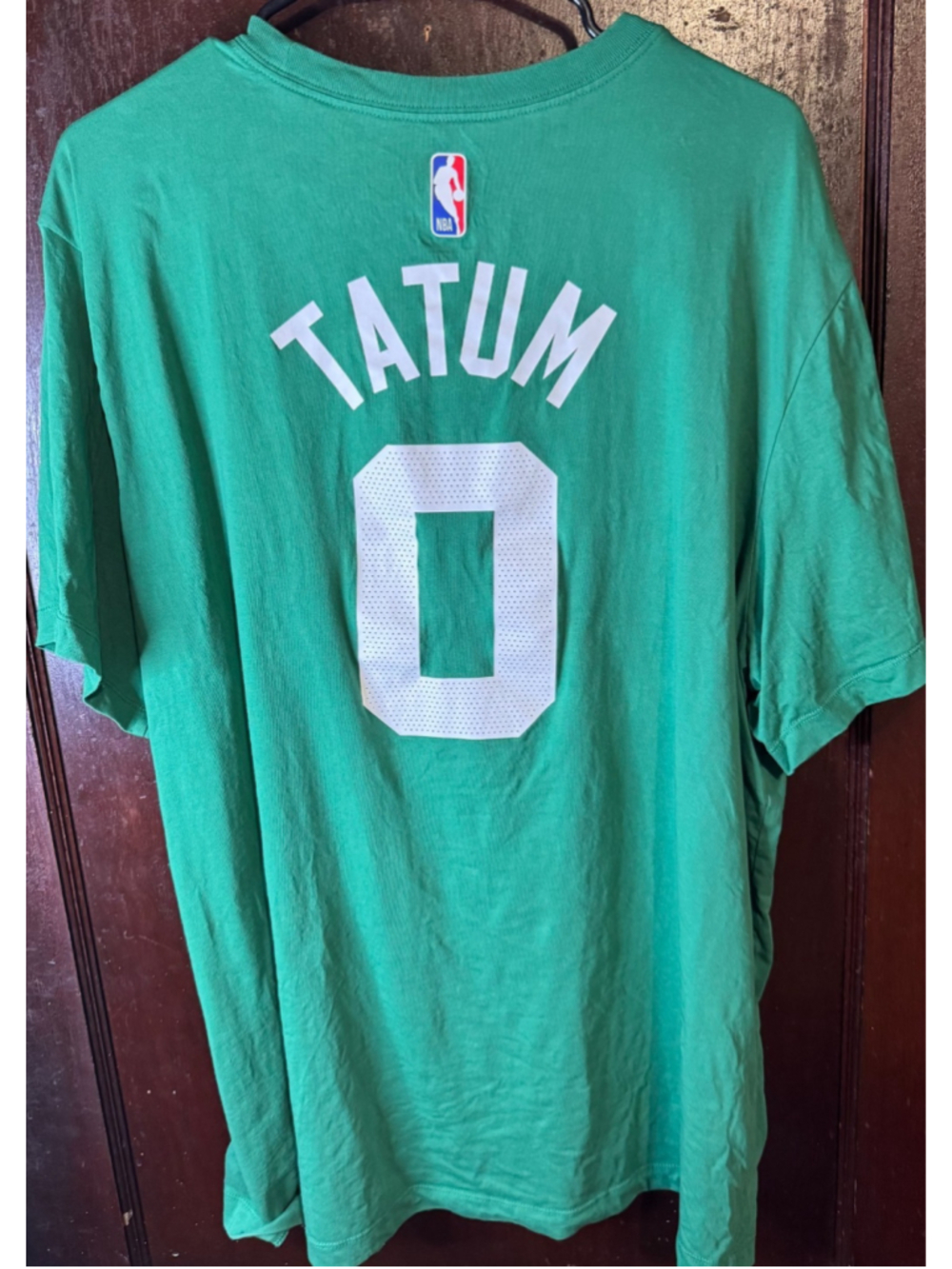 Boston Celtics Tatum #0 Nike T-Shirt Men Size XXL Green